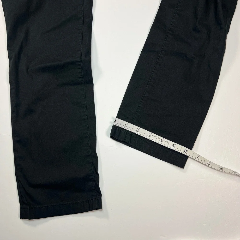 Birddogs Khaki Pants Mens 32x34 Black Built-in Liner Stretch Chino Trousers Golf